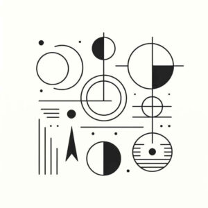 geometric-figure-tattoo – tattoo design ideas free ai generated – clean-stroke – for-lower-leg – Gallery: geometric-inkby-ai