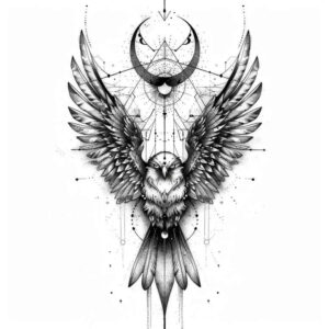 geometric-linework-tattoo – tattoo design ideas free ai generated – pinprick – for-inner-arm – Gallery: geometric-inkby-ai