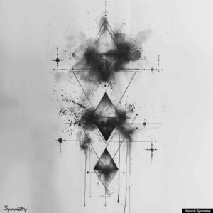 geometric-motif-tattoo – tattoo design ideas free ai generated – micro-design – for-shin – Gallery: geometric-inkby-ai