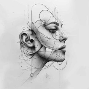 geometric-ornament-tattoo – tattoo design ideas free ai generated – subtle-motif – for-hip – Gallery: geometric-inkby-ai