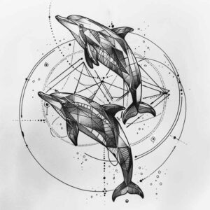 geometric-pattern-tattoo – tattoo design ideas free ai generated – bare – for-upper-shoulder – Gallery: geometric-inkby-ai
