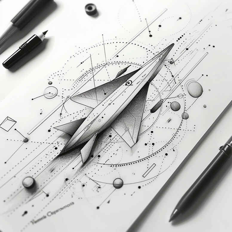 geometric-symbol-tattoo – tattoo design ideas free ai generated – essential – for-biceps – Gallery: geometric-inkby-ai