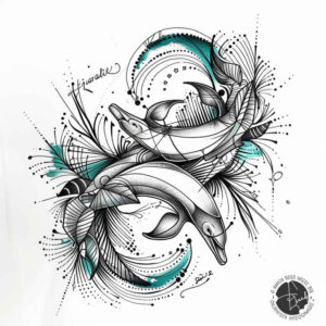 geometric-symbol-tattoo – tattoo design ideas free ai generated – essential – for-side – Gallery: geometric-inkby-ai