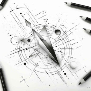 geometric-tattoo – tattoo design ideas free ai generated – abstract – for-scapula – Gallery: geometric-inkby-ai