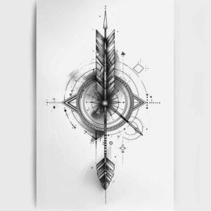 geometric-tattoos – tattoo design ideas free ai generated – open-space – for-wrist-side – Gallery: geometric-inkby-ai