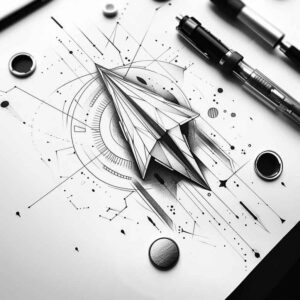 layered-geometric-tattoo – tattoo design ideas free ai generated – micro-tattoo – for-lower-back – Gallery: geometric-inkby-ai