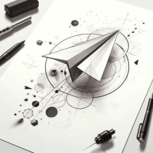 line-tattoo – tattoo design ideas free ai generated – empty-space – for-upper-chest – Gallery: geometric-inkby-ai