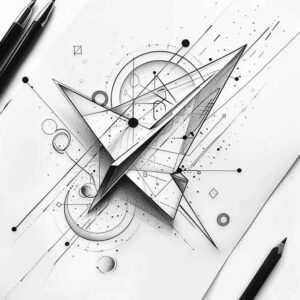minimalist-polygon-tattoo – tattoo design ideas free ai generated – unadorned – for-sternum – Gallery: geometric-inkby-ai