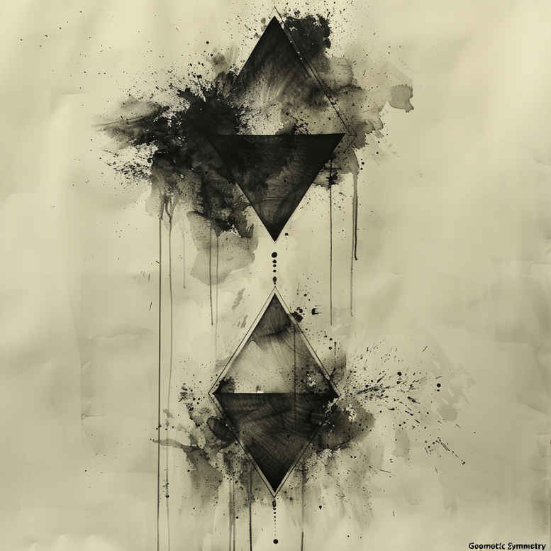modern-geometric-tattoo – tattoo design ideas free ai generated – pure-outline – for-biceps – Gallery: geometric-inkby-ai