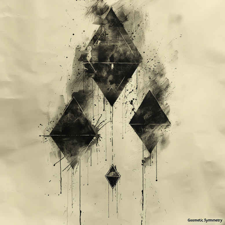 modern-geometric-tattoo – tattoo design ideas free ai generated – thin-line – for-upper-thigh – Gallery: geometric-inkby-ai