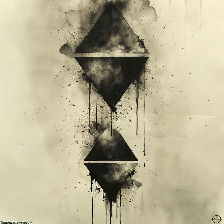 overlapping-shape-tattoo – tattoo design ideas free ai generated – plain – for-forearm – Gallery: geometric-inkby-ai