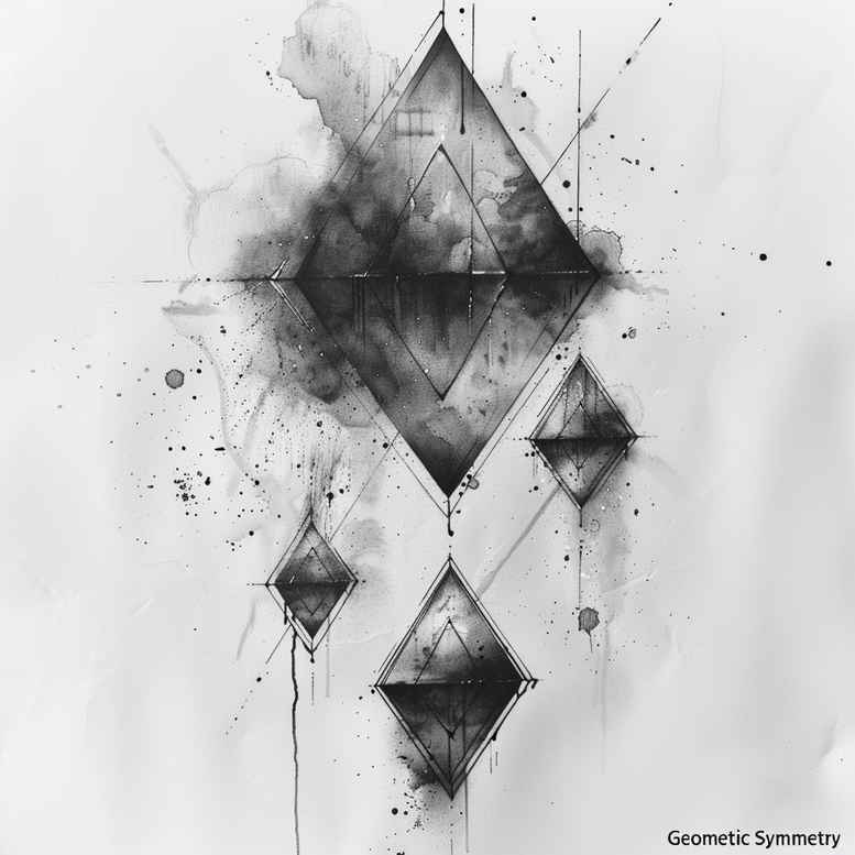 polygonal-tattoo – tattoo design ideas free ai generated – dainty – for-wrist-side – Gallery: geometric-inkby-ai