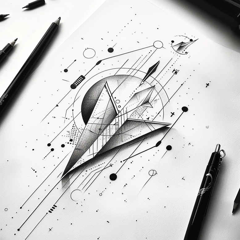 precise-lines-tattoo – tattoo design ideas free ai generated – minimal-texture – for-palm – Gallery: geometric-inkby-ai