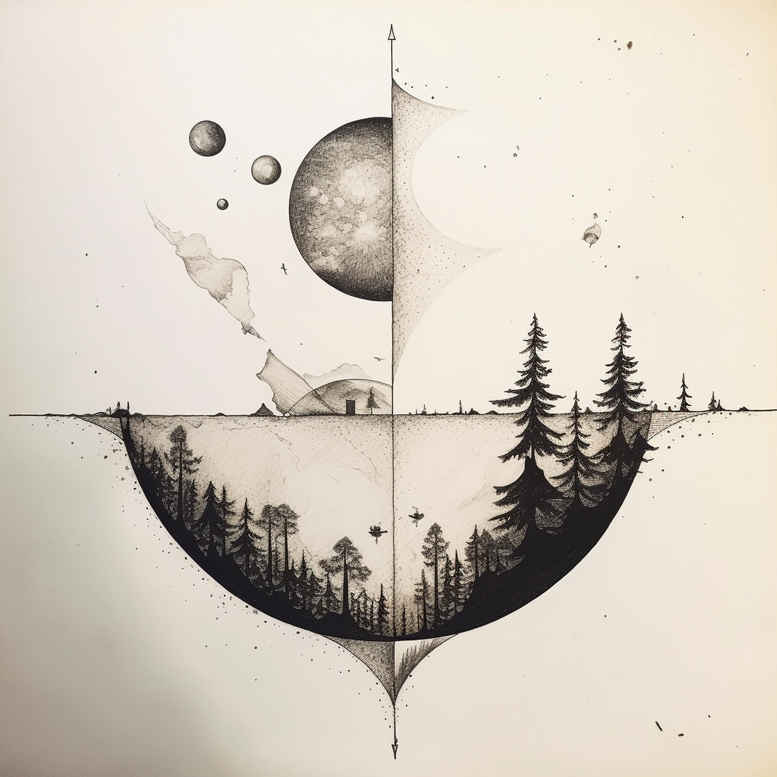 shading-geometric-tattoo – tattoo design ideas free ai generated – discreet-mark – for-side – Gallery: geometric-inkby-ai