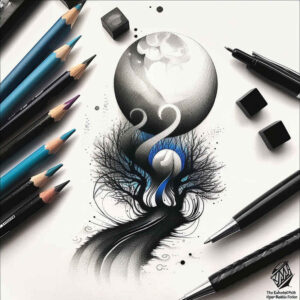 symmetrical-design-tattoo – tattoo design ideas free ai generated – minimal-texture – for-side-torso – Gallery: geometric-inkby-ai