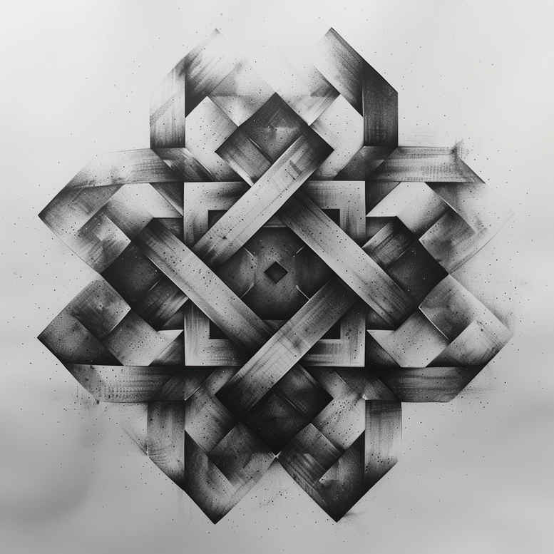 symmetrical-design-tattoo – tattoo design ideas free ai generated – minimalist-script – for-wrist – Gallery: geometric-inkby-ai