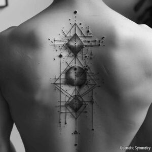 symmetrical-tattoo – tattoo design ideas free ai generated – symbolic – for-upper-chest – Gallery: geometric-inkby-ai