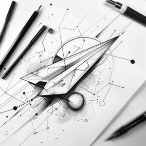 geometric tattoo design ideas kaleidoscopic balance determination and power
