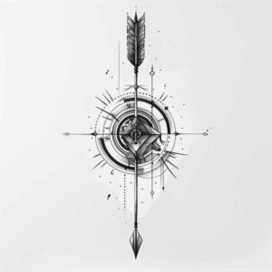 geometric tattoo design ideas golden ratio centerpiece for elbow