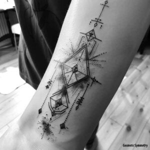 geometric tattoo design ideas geometric border chakra meaning determination