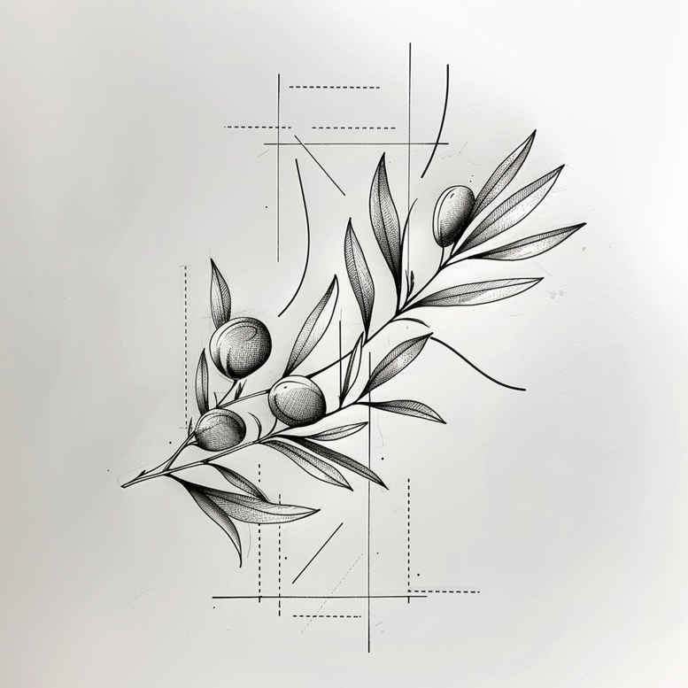 geometric tattoo design ideas cube circle of unity shows endurance