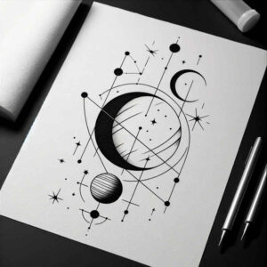 geometric tattoo design ideas repetitive pattern circle of unity stands for determination