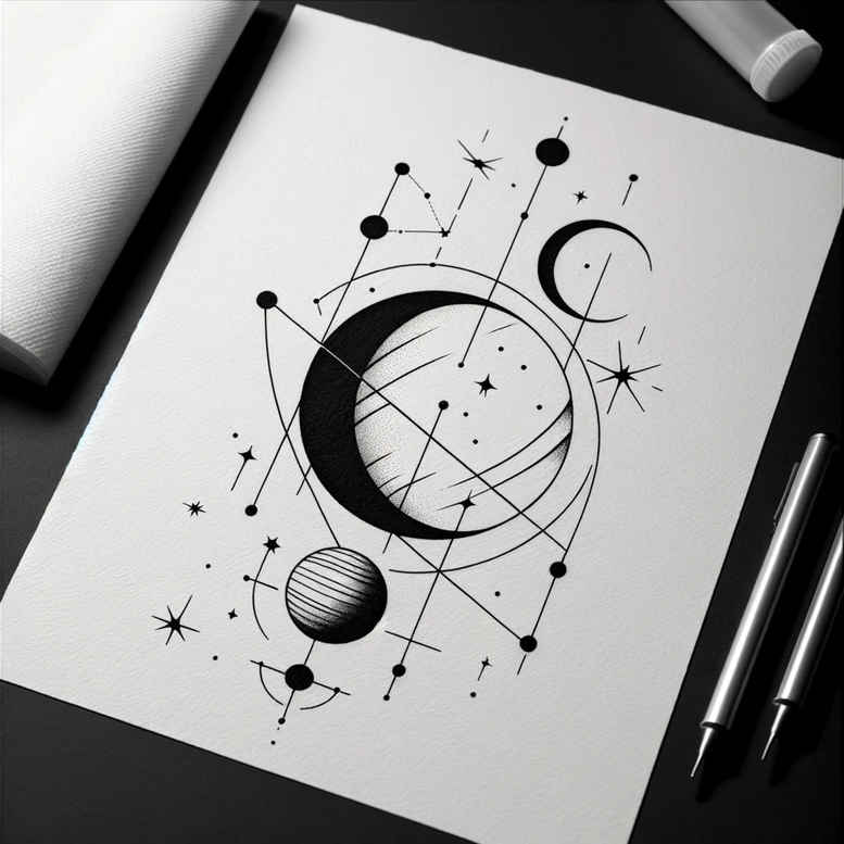 geometric tattoo design ideas repetitive pattern circle of unity stands for determination
