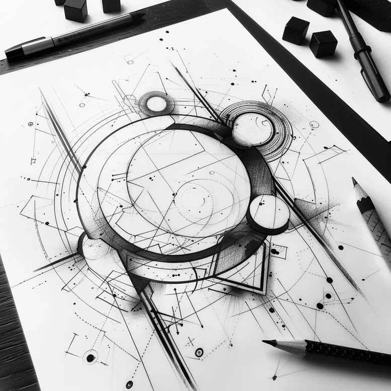 geometric tattoo design ideas clean symmetry circular lace courage and power