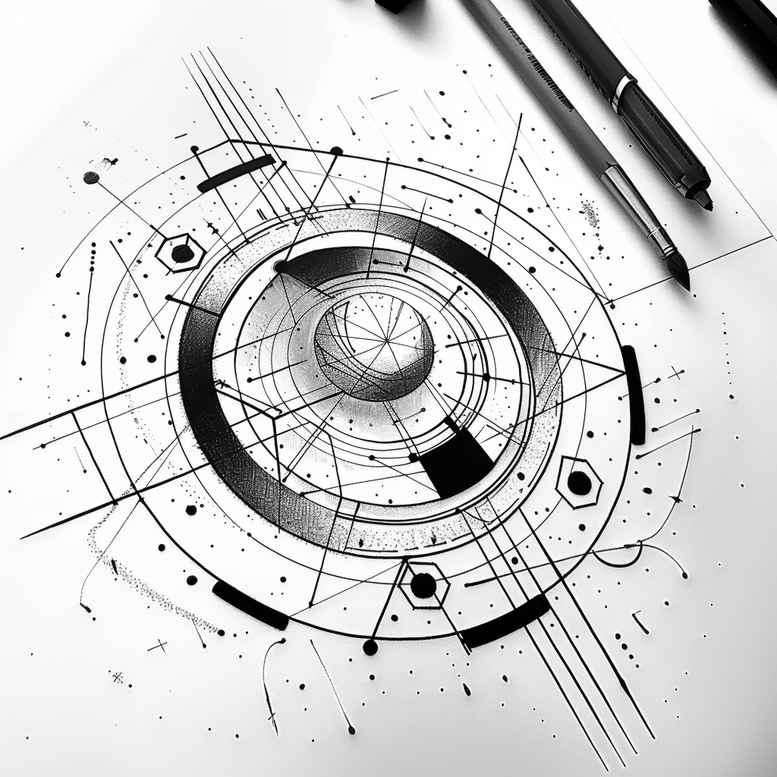 geometric tattoo design ideas geometric art cosmic order resilience and power
