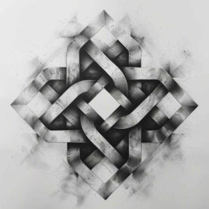 geometric tattoo design ideas circular array delicate arcs for ribs
