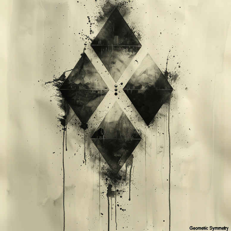 geometric tattoo design ideas gridwork detailed lines resilience and power