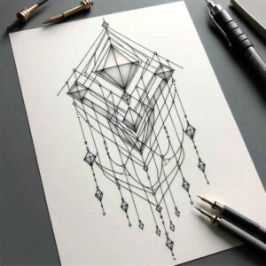 geometric tattoo design ideas military theme dynamic center for foot