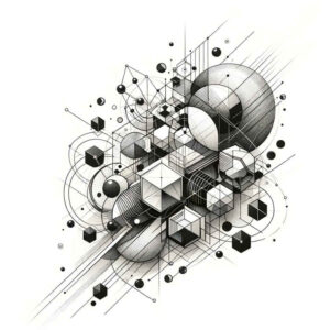 geometric tattoo design ideas flash sheet enlightenment for spine