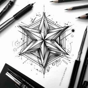 geometric tattoo design ideas circular motif ethereal embodying perseverance