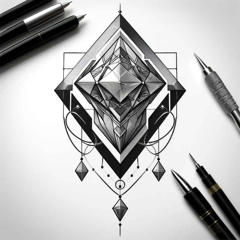 geometric tattoo design ideas geometric pattern filigree meaning courage