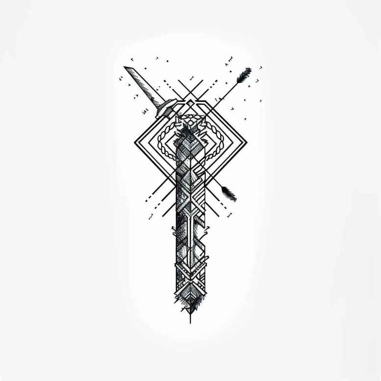 geometric tattoo design ideas polygonal harmony for wrist