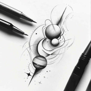 geometric tattoo design ideas retro tattoo harmony lines for toe