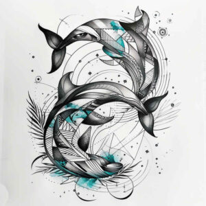 geometric tattoo design ideas circle geometry harmony stands for courage