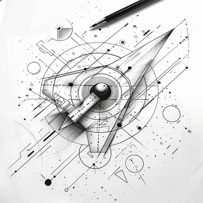 geometric tattoo design ideas polygon mesh hypnotic for upper thigh