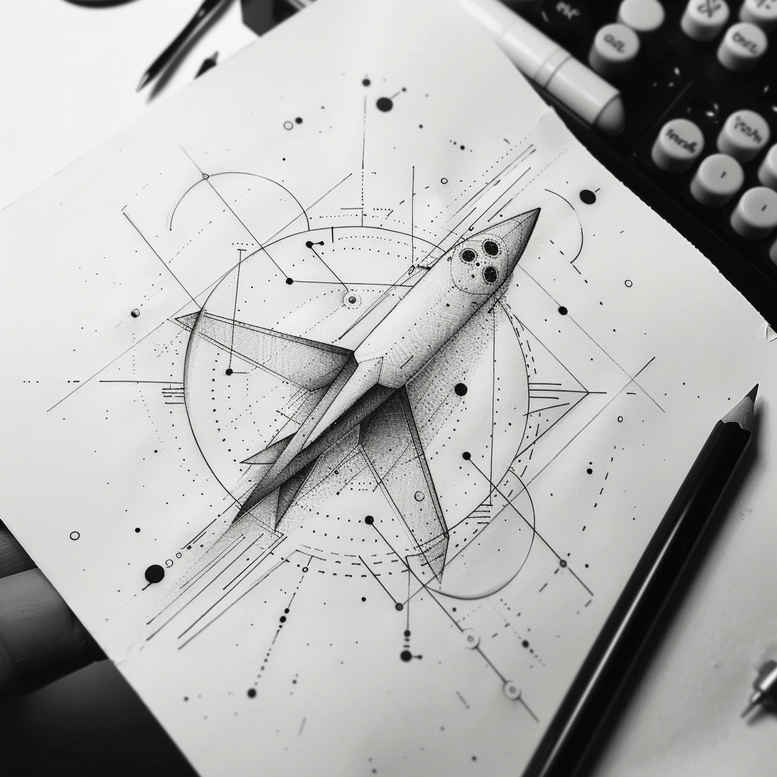 geometric tattoo design ideas angle overlay infinite pattern for elbow
