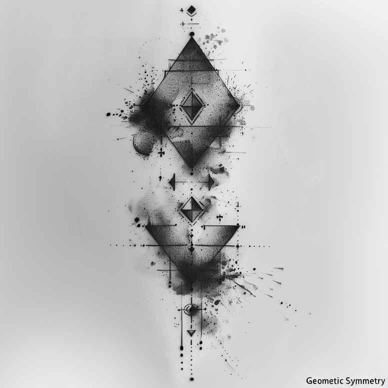 geometric tattoo design ideas tessellation intricate web meaning determination