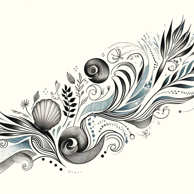 geometric tattoo design ideas connected dots inward focus represents resilience