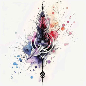 geometric tattoo design ideas biker kaleidoscope for inner arm