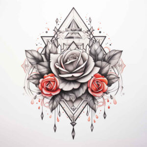 geometric tattoo design ideas geometric art kaleidoscope symbol of perseverance