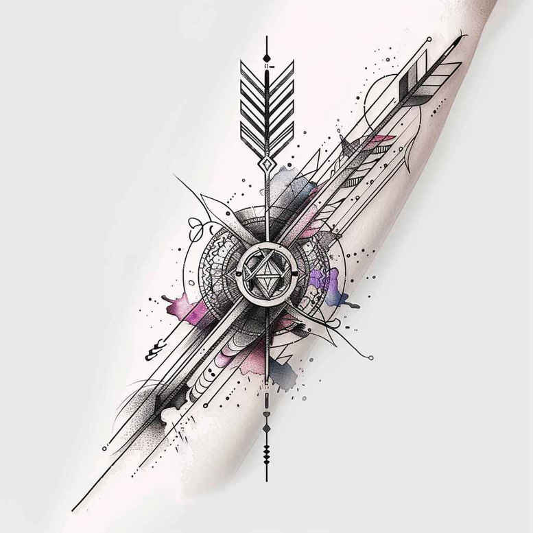 geometric tattoo design ideas polygon mesh mandala border for hand