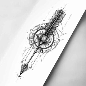 geometric tattoo design ideas vivid color mandala meaning strength