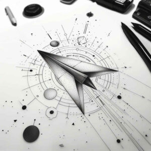 geometric tattoo design ideas old school meditative art for arm