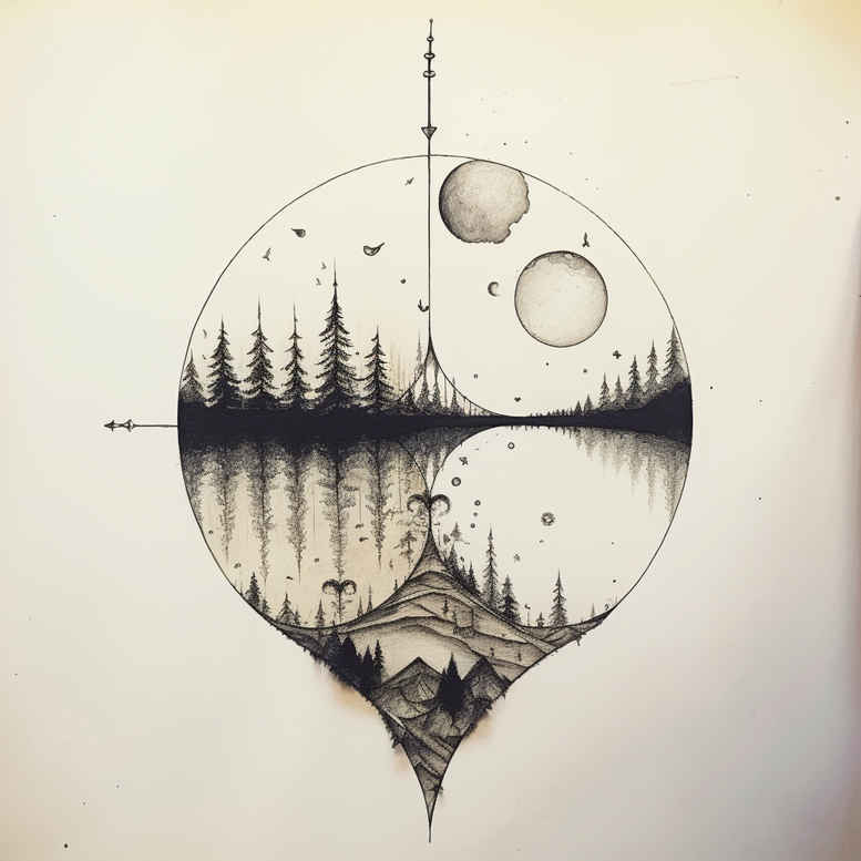 geometric tattoo design ideas low poly mystic for wrist