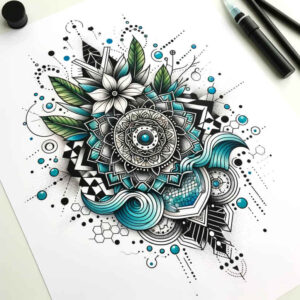 geometric tattoo design ideas mandala orderly shows resilience