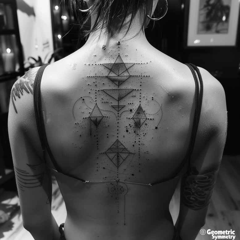 geometric tattoo design ideas geometric art ornamental rays for biceps